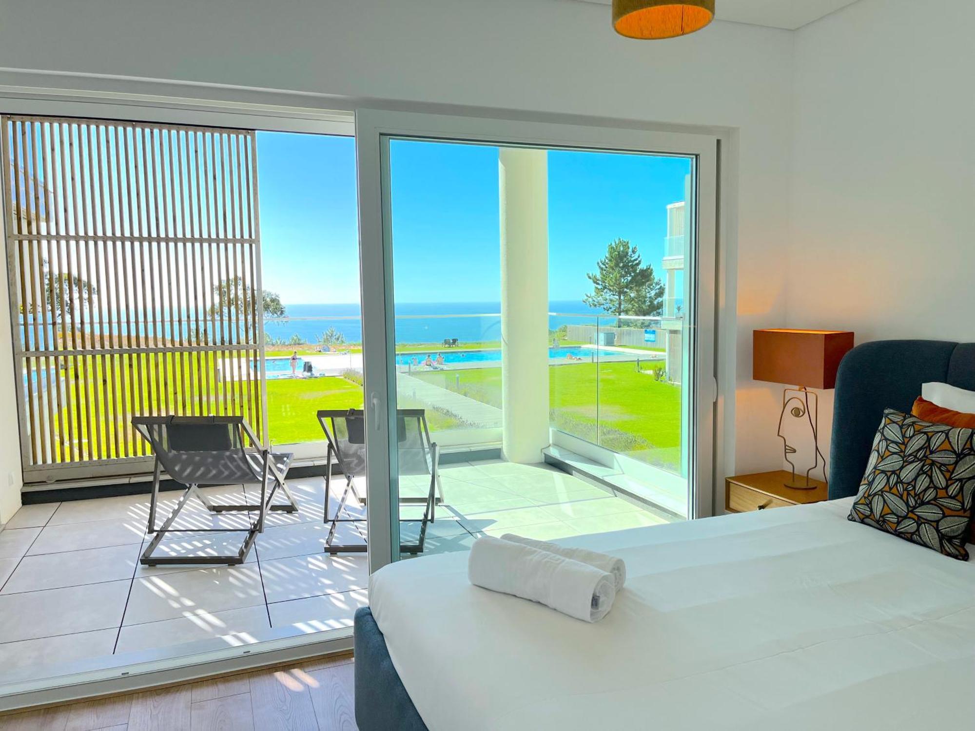 Mar A Vista - Condominium With Pool, Gym And Sea Views Nazaré Dış mekan fotoğraf