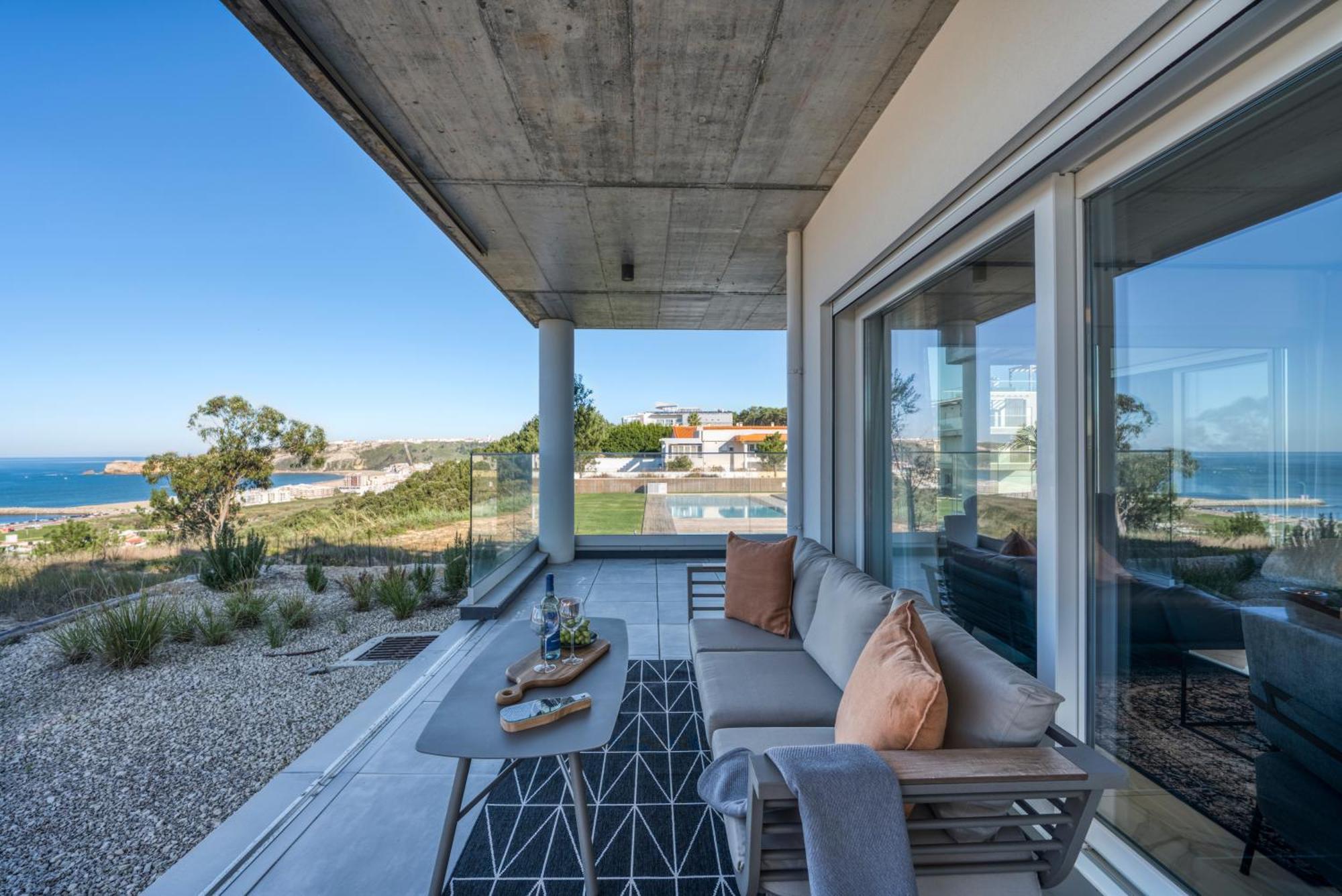 Mar A Vista - Condominium With Pool, Gym And Sea Views Nazaré Oda fotoğraf