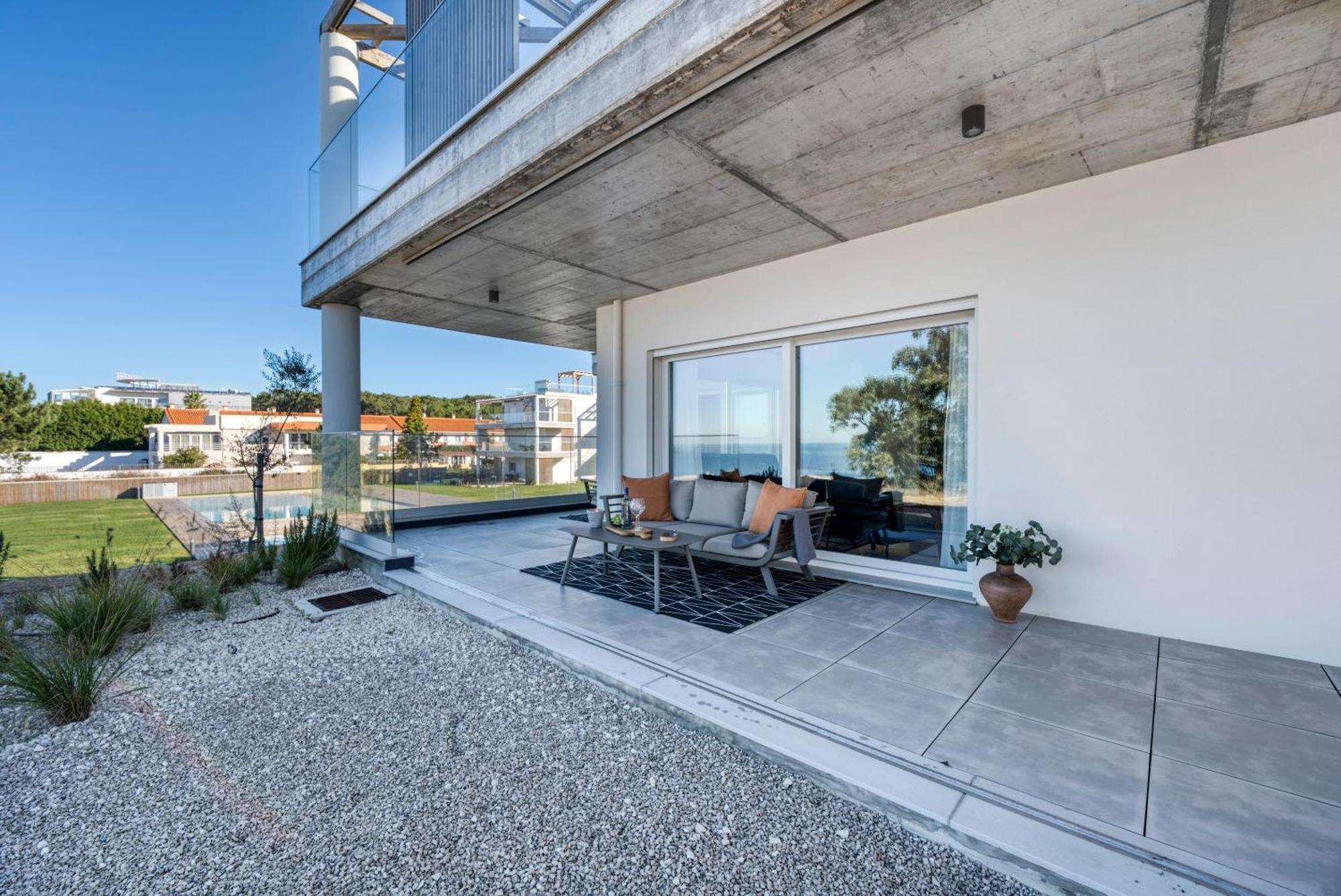 Mar A Vista - Condominium With Pool, Gym And Sea Views Nazaré Oda fotoğraf