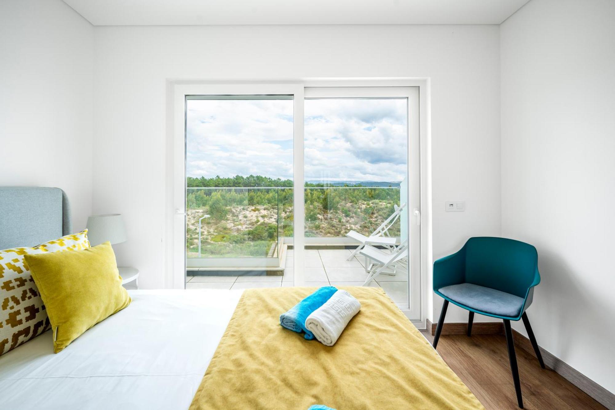 Mar A Vista - Condominium With Pool, Gym And Sea Views Nazaré Oda fotoğraf